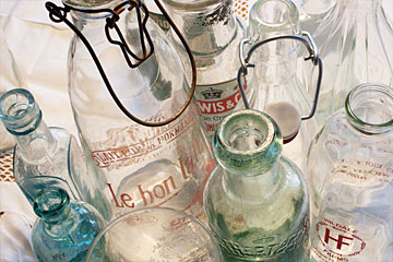 Vintage Glasflaschen