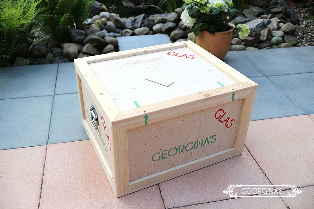 Georgina’s wooden crate